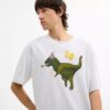 T-shirt ample « 10e anniversaire de Rexy » en coton bio