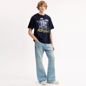 T-shirt ample « Jungle » Rexy 10e anniversaire en coton biologique