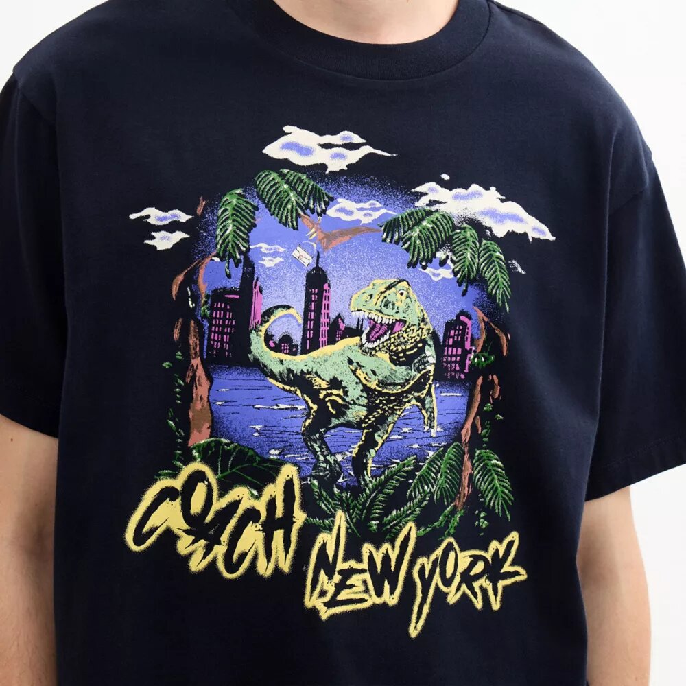 T-shirt ample « Jungle » Rexy 10e anniversaire en coton biologique