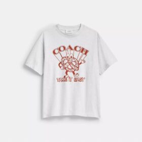 T-shirt ample « Pretzel » en coton biologique
