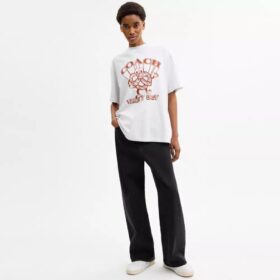 T-shirt ample « Pretzel » en coton biologique