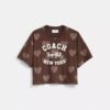 T-shirt court « Horse and Carriage Heart » en coton biologique