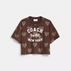T-shirt court « Horse and Carriage Heart » en coton biologique