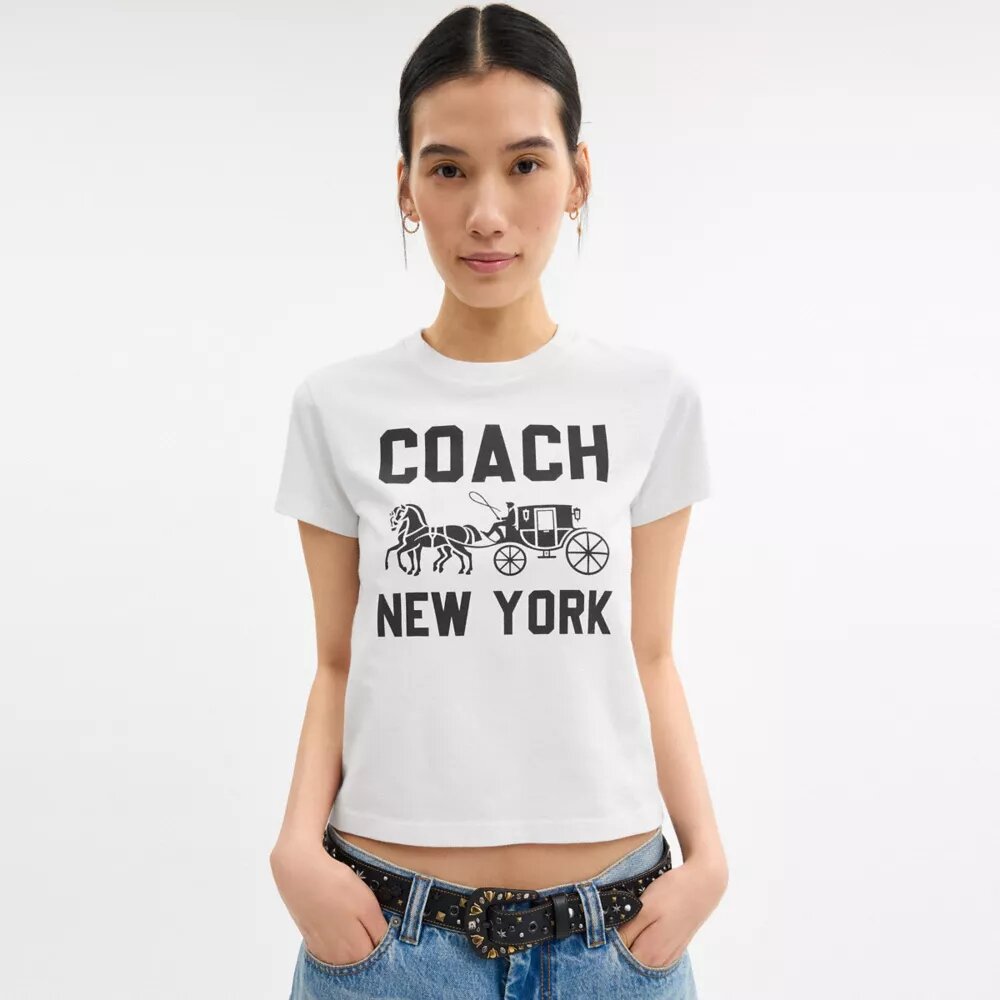 T-shirt « Horse and Carriage » en coton biologique