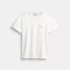 T-shirt à manches courtes et poche en coton biologique