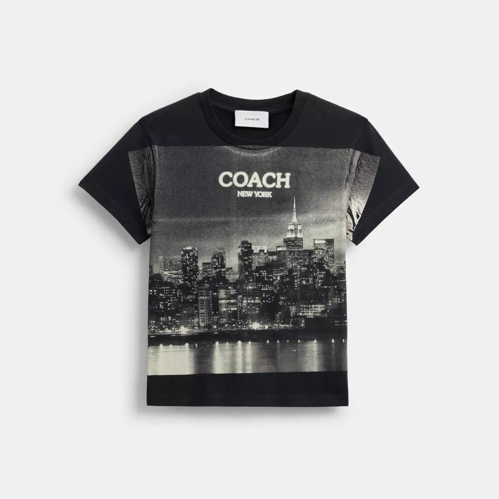 T-shirt « Postcard » coupe années 90