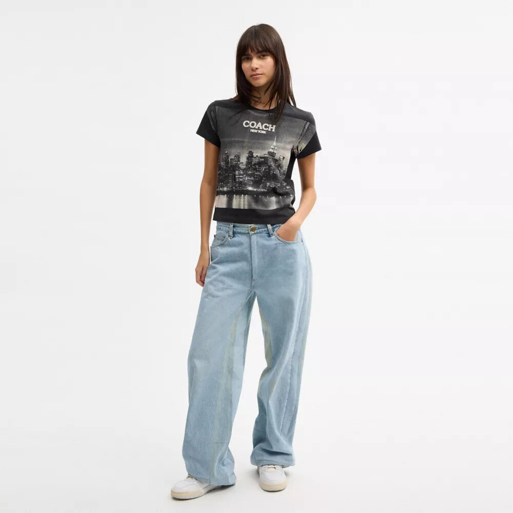 T-shirt « Postcard » coupe années 90