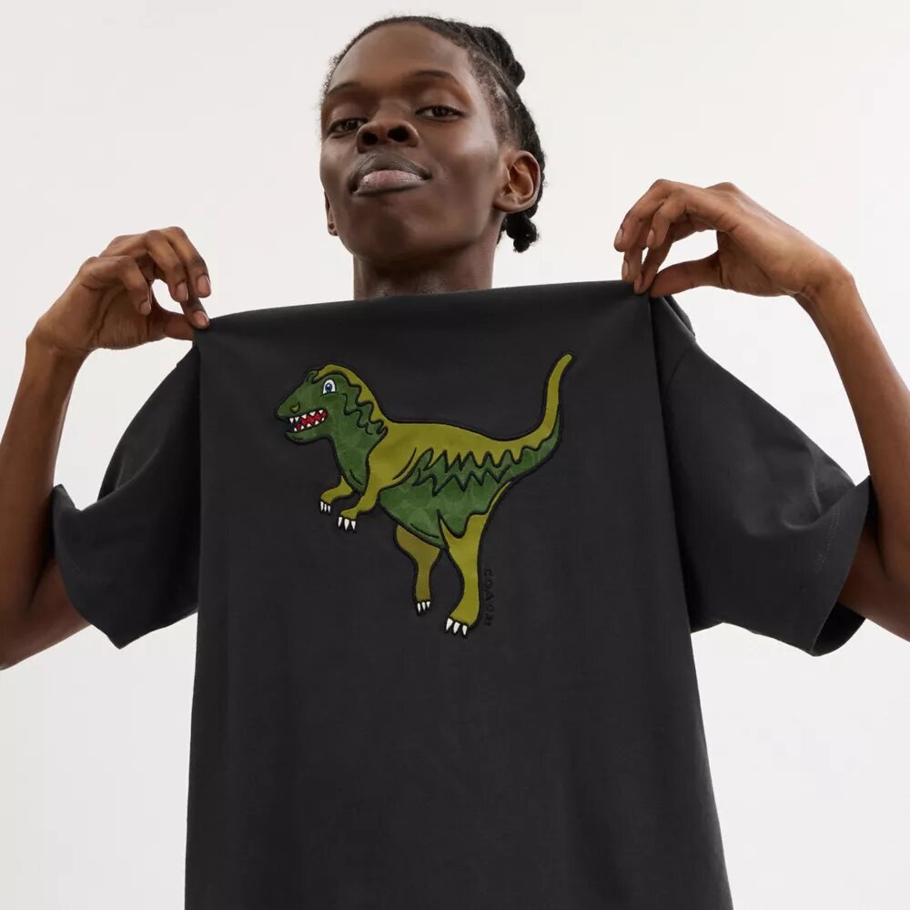 T-shirt Rexy à coupe décontractée en coton biologique