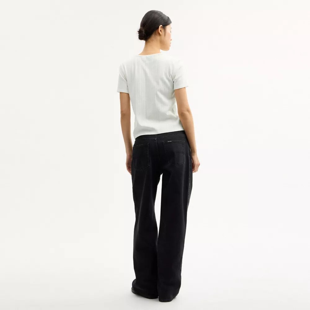 T-shirts Pointelle