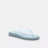 Tongs en plastique transparent dans notre motif emblématique