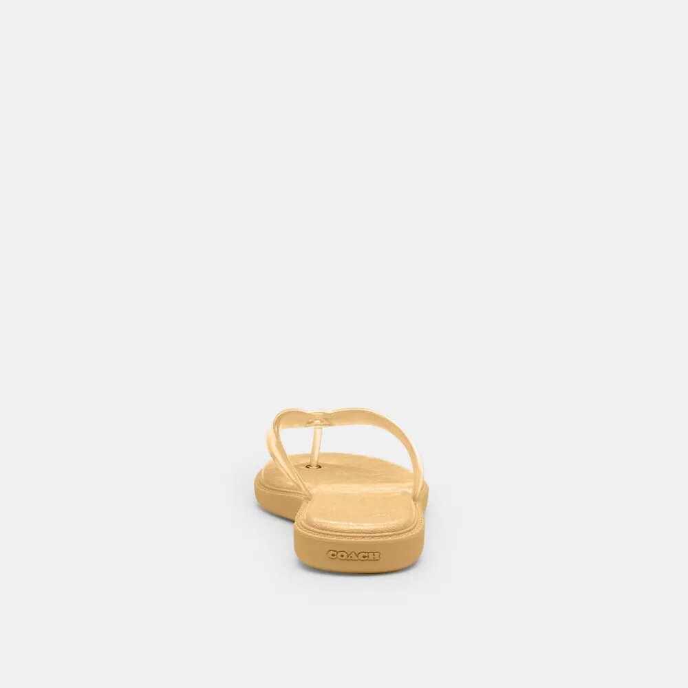 Tongs en plastique transparent dans notre motif emblématique