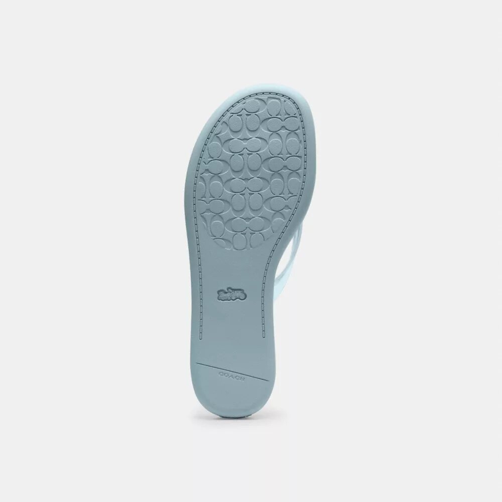 Tongs en plastique transparent dans notre motif emblématique