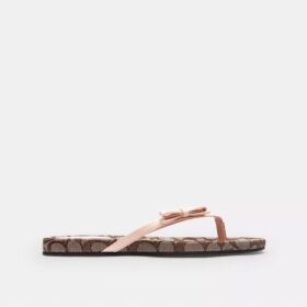 tongs à nœud en jacquard signature