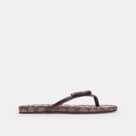 tongs à nœud en jacquard signature
