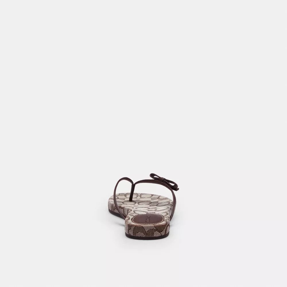 tongs à nœud en jacquard signature