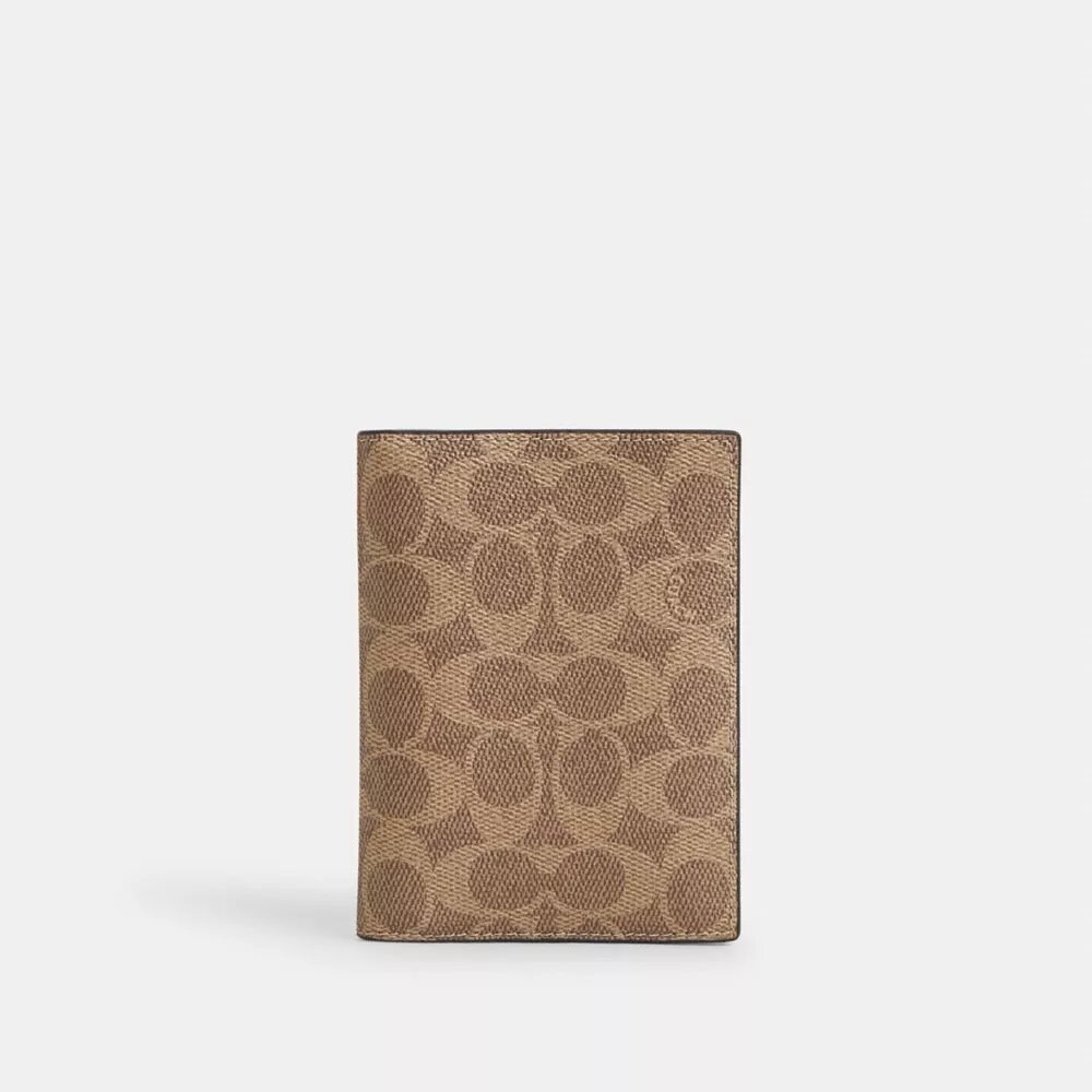 Étui à passeport en Signature Canvas