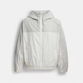 Veste coupe-vent à capuche