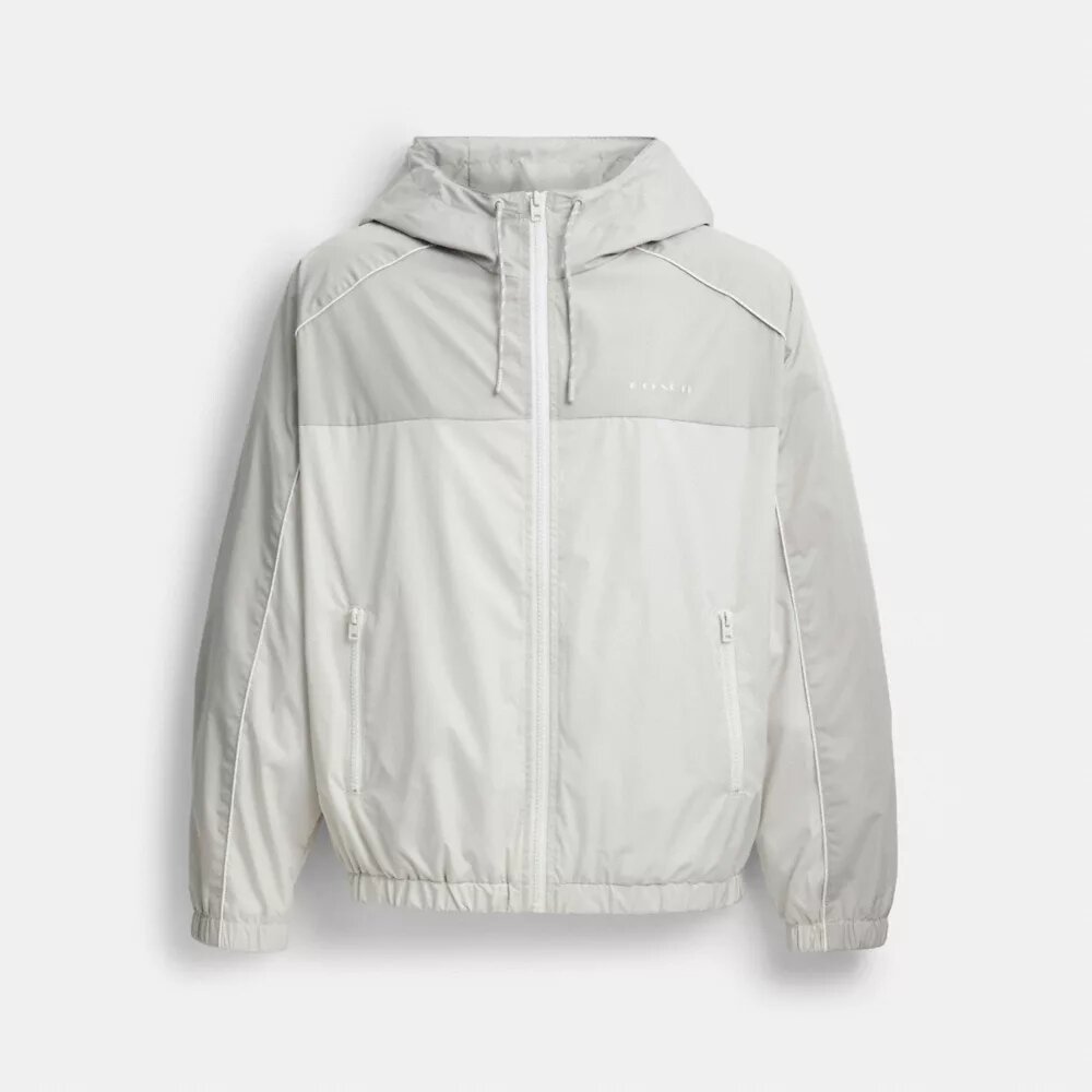 Veste coupe-vent à capuche