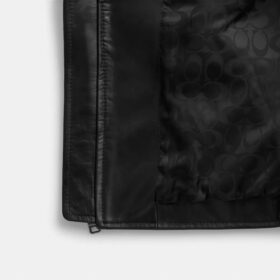 Veste de motard en cuir