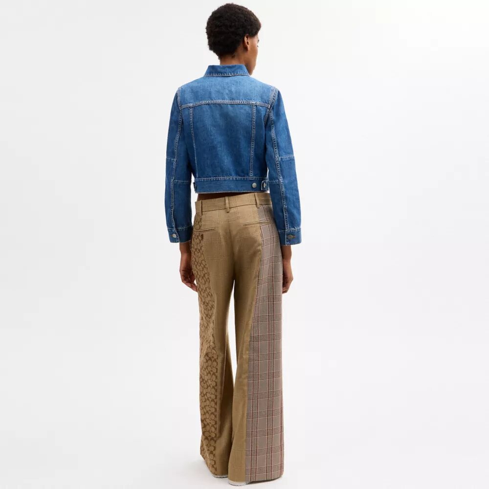 Veste de travail en denim rétréci