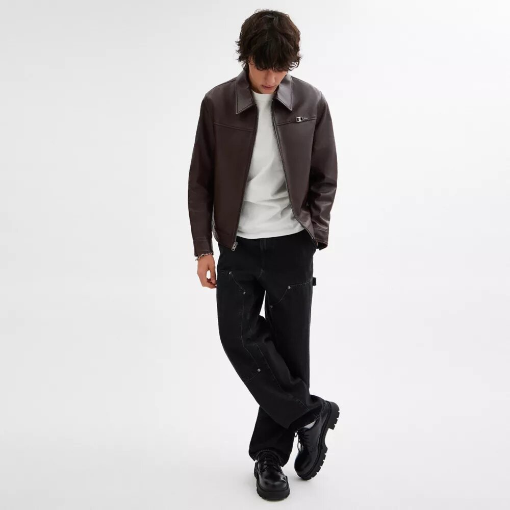 Veste en cuir léger Heritage C