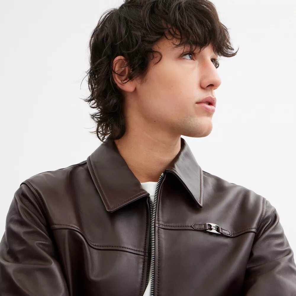 Veste en cuir léger Heritage C