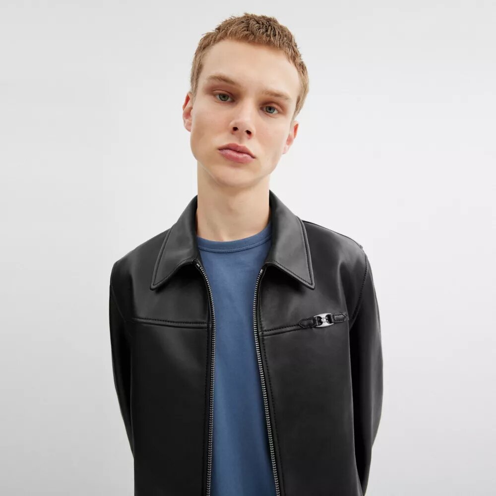 Veste en cuir léger Heritage C