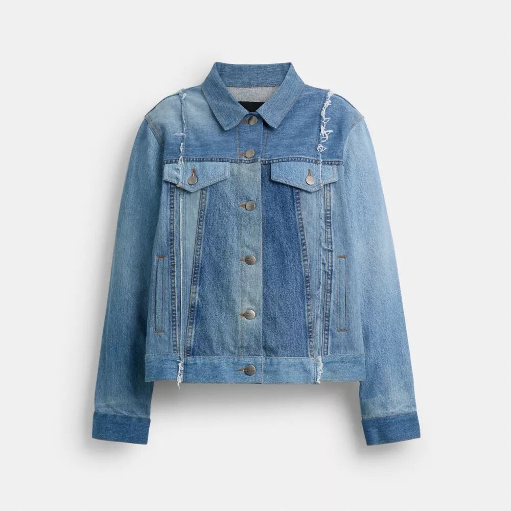 Veste en denim recyclé