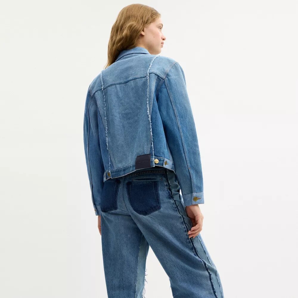 Veste en denim recyclé