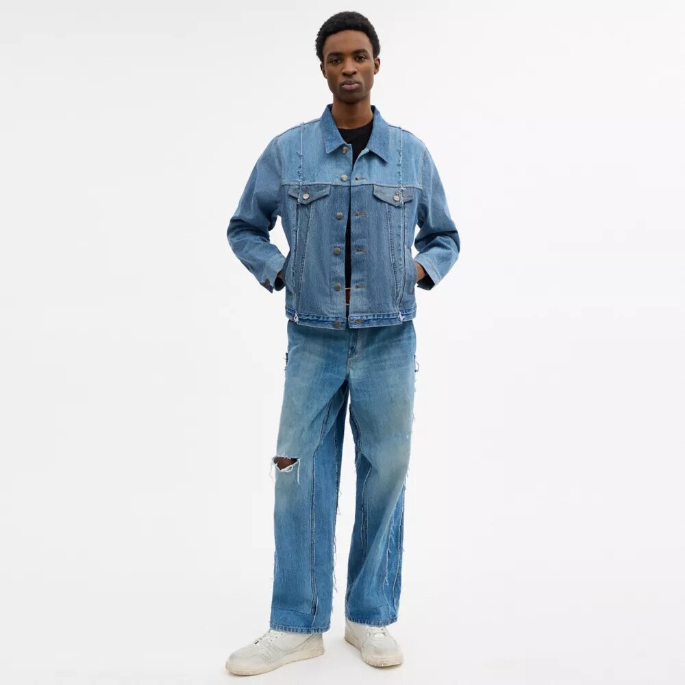 Veste en denim recyclé
