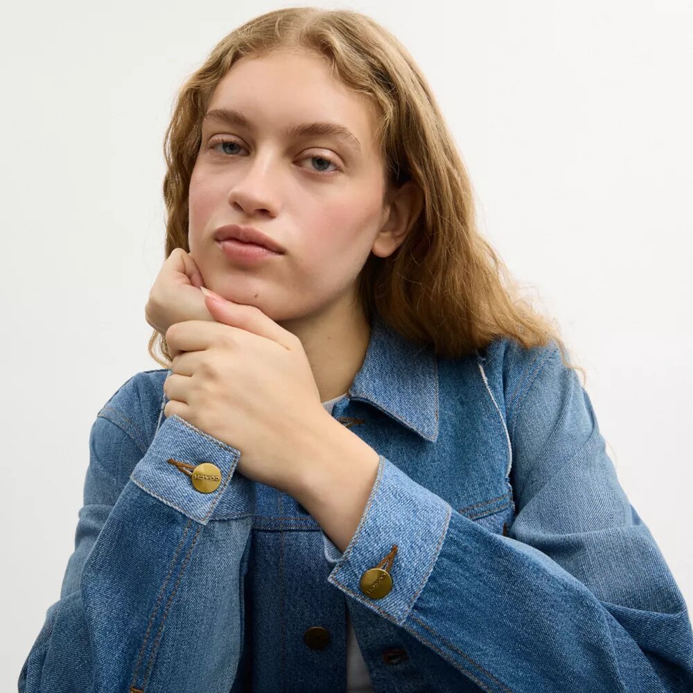 Veste en denim recyclé