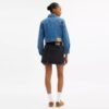 Veste en denim rétréci « Sculpted C » en coton biologique