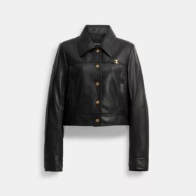 Veste rétrécie Heritage C à boutons-pression sur le devant