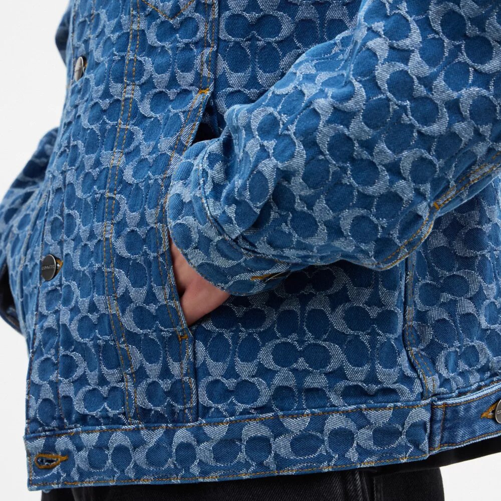 Veste trucker Signature en coton biologique