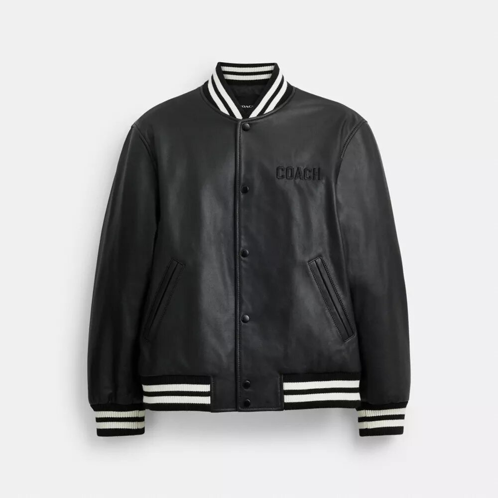 Veste universitaire en cuir