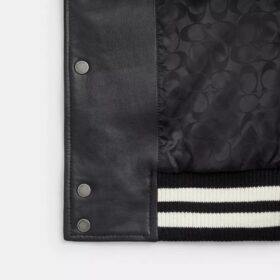 Veste universitaire en cuir