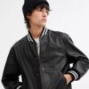 Veste universitaire en cuir